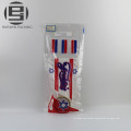 Plastic flat cookie packing bag with printing